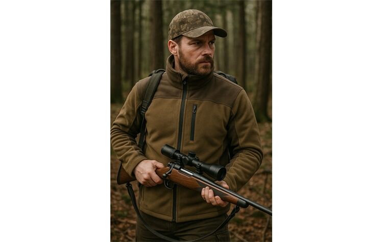 Hubertus® Warme Jagd-Fleecejacke "Amarillo"