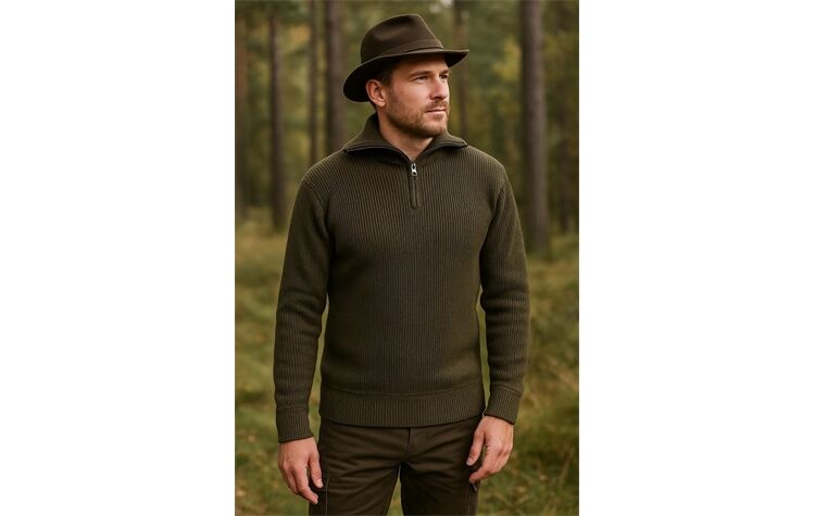 CDM Warmer Jagdpullover in Troyerform