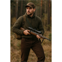 La Chasse Nubukhose aus Büffelleder Oefele Herren Jagdhose Jagdlederhose Büffellederhose braun Jagdlederhose mit Five-Pocket-Taschen