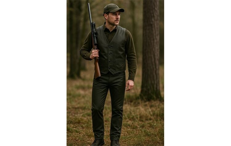 La Chasse® Strapazier-Lederhose aus Büffelleder