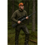 La Chasse® Robuste Büffellederhose mit Beintasche