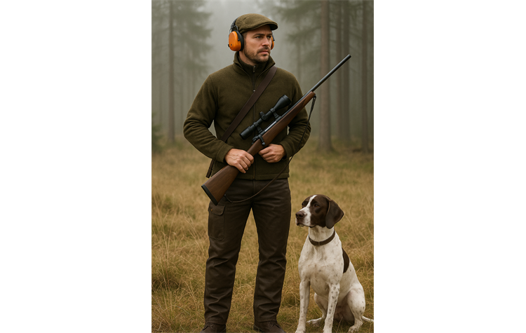 La Chasse® Robuste Büffellederhose mit Beintasche