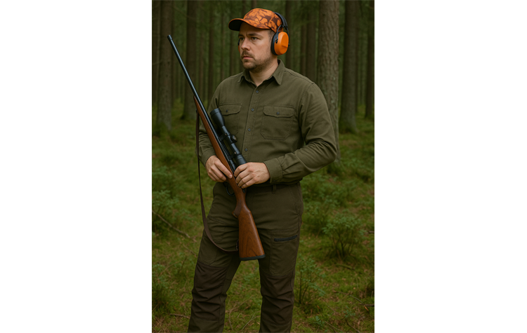 La Chasse® Stretch-Funktionshose "Denver" Jagdhose Herren oliv/braun Jägerhose Stretchhose für die Jagd Dehnbund