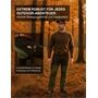 La Chasse® Hundeführer-Durchgehhose "Survival" Jagdhose Herren oliv/grün mit Kevlar-Besatz Jägerjeans