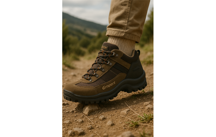 grisport Jagdhalbschuh "Gröden" 10670S44G Wanderhalbschuhe Herren federleicht wasserabweisend oliv/grün