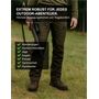 La Chasse® Stretch-Funktionshose "Denver" Jagdhose Herren oliv/braun Jägerhose Stretchhose für die Jagd Dehnbund