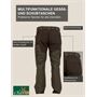 La Chasse® Stretch-Funktionshose "Denver" Jagdhose Herren oliv/braun Jägerhose Stretchhose für die Jagd Dehnbund