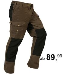 La Chasse® leichte Stretch-Funktionshose "Kiruna" Jagdhose Herren braun/schwarz Jägerhose Stretchhose wasserabweisend Dehnbund