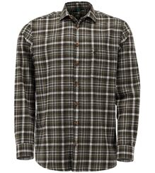 OS Trachten® Flanell-Jägerhemd Jagdhemd kariert langarm Herren 420001-4064/55 Regluar Fit Forsthemd Outdoorhemd