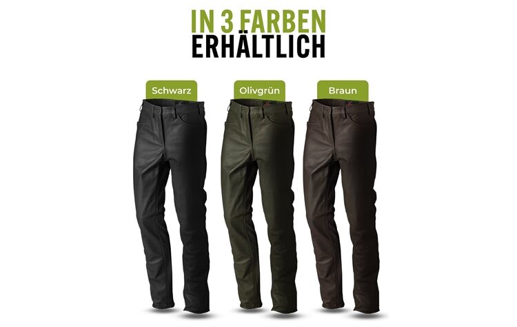 La Chasse® Strapazier-Lederhose aus Büffelleder