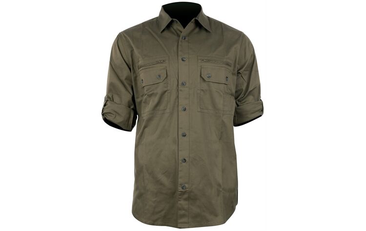 "Yukon" Outdoorhemden oliv/grün/schilf