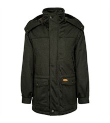 Hubertus Lodenjacke extrem geräuschlos Jagdjacken oliv/grün mit Miporex-Membrane wasserdicht, winddicht, atmungsaktiv Ansitzjacke 10676618/315