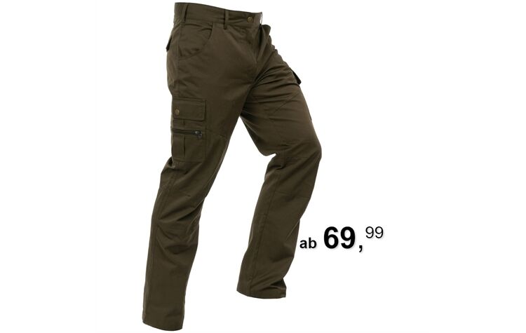 La Chasse® leichte Funktionshose "Venlo" Jagdhose Sommer Herren oliv Jägerhose Outdoorhose