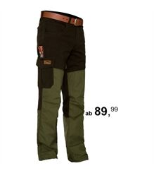 La Chasse® Hundeführer-Durchgehhose "Survival" Jagdhose Herren oliv/grün mit Kevlar-Besatz Jägerjeans
