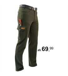 La Chasse Jagdjeans Jagdhose Herren "Monza" Jägerjeans oliv grün Oefele Hose