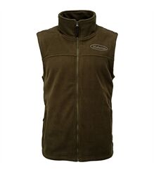 Hubertus Fleeceweste Jagdweste aus Fleece Herrenweste oliv/grün geräuschlos 10824680/315