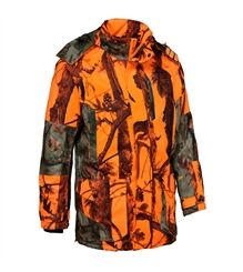 Percussion® Drückjagdjacke "Grand Nord" 1391 ghostcamo blaze Treibjagdjacke wasserdicht signalorange Jagdjacke Herren