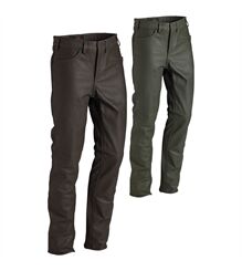 La Chasse BüffellederhoseDamen-Lederhose aus Büffelleder Büffellederhose Jagdhose aus Leder braun oliv/grün