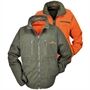 Hubertus® Wende-Fleecejacke "Helsinki" olivgrün/signalorange Jagdjacke Drückjagd NEU Herren 10523408/336
