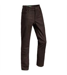 La Chasse Nubukhose aus Büffelleder Oefele Herren Jagdhose Jagdlederhose Büffellederhose braun Jagdlederhose mit Five-Pocket-Taschen