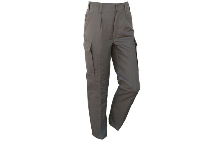 Leo Köhler Original Thermo-Bundeswehrhose Jagdhose Herren steingrau-oliv Thermohose gefüttert Winterhose