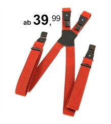 La Chasse Signal-Spezialhosenträger mit extra starken Clips 5602 Simple 801 orange