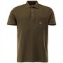 OS Trachten® Polo-Shirt mit Motiv "springender Hirsch" oliv grün Jagdshirt 128000-2711/55 oder 428006-2711/55