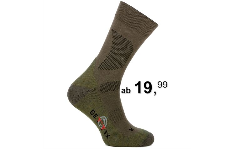 Gettix trageangenehme Merinosocken Trekkingsocken Wandersocken aus Merinowolle 1548 Trekking