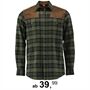 Tom Collins® Flanellhemd mit Schulterbesatz Jagdhemd oliv/grün von Oefele Jagd 410000-4264/56