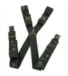 La Chasse® Hosenträger mit Jagdmotiven oliv 5612