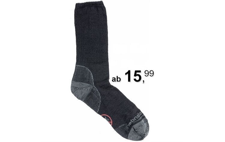 Crosslander Anti-Zecken-Socke Jagdsocken Outdoorsocken Wandersocken mit Zeckenschutz 28232