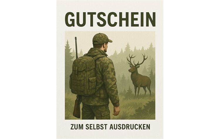 Oefele Geschenkgutschein "Waidmanns Heil" Geschenkideen Jagdlich
