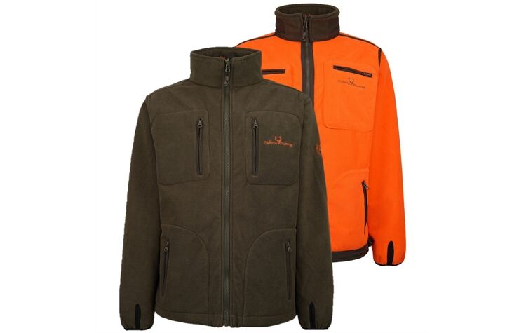 Hubertus® Warme Wende-Fleecejacke "Helsinki"