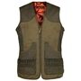 Percussion® Wende-Schießweste "Savanne" oliv 1269 ghostcamo blaze Jagdweste Herren oliv/signalorange