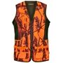 Percussion® Wende-Schießweste "Savanne" oliv 1269 ghostcamo blaze Jagdweste Herren oliv/signalorange