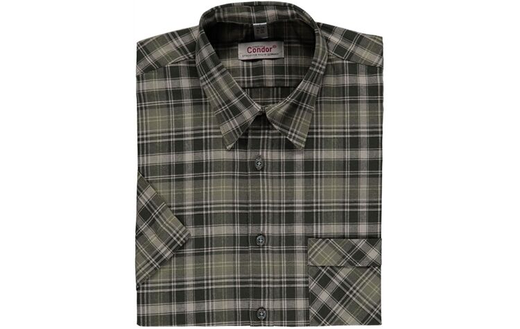 OS Trachten® Karohemd kurzarm